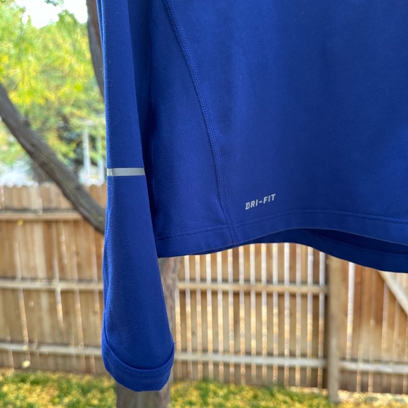Nike Element DRI-FIT 1/4 Zip Royal Blue Running Workout Hiking Top medium - Picture 5 of 15